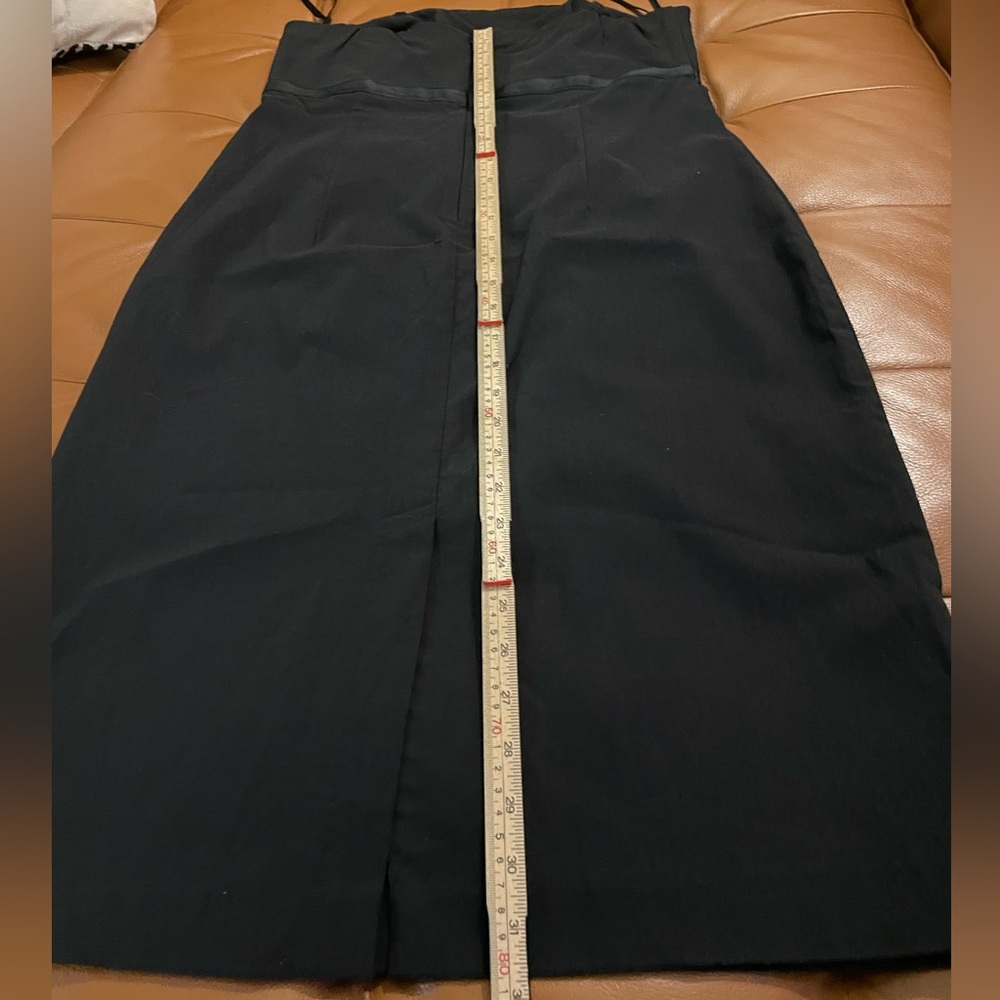 Express Stretch Strapless Dress. Black. Size 10. EUC. Measurements in pictures. - Picture 12 of 15